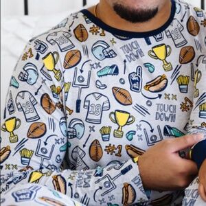 Little Sleepies Game Day Mens LS Pajama Top